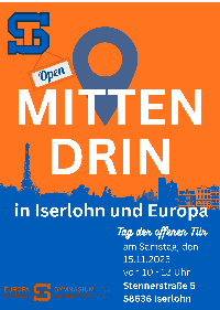 Tag der offenen Tür am 15.11.2025 von 10 bis 13 Uhr